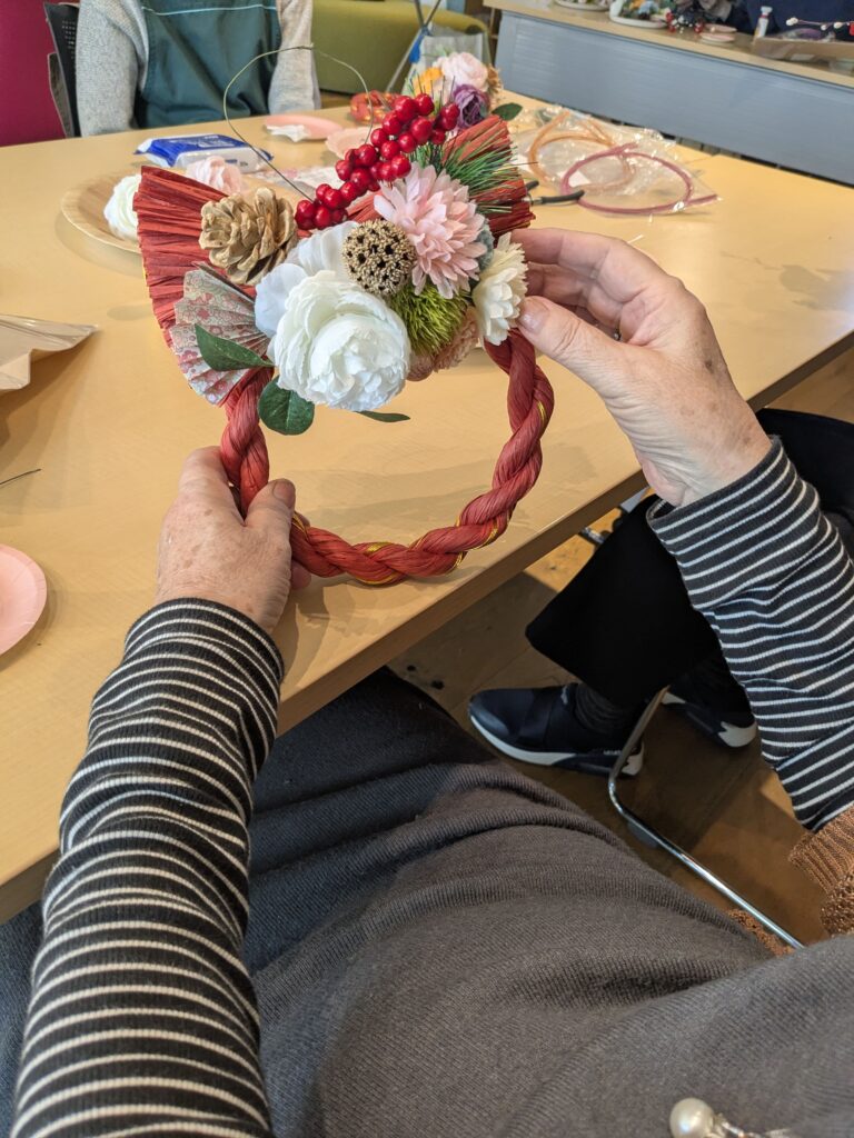 介護美容/創作レク風景